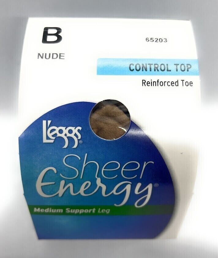 L'eggs Sheer Energy Control Top Leg Pantyhose, Choose Your Type