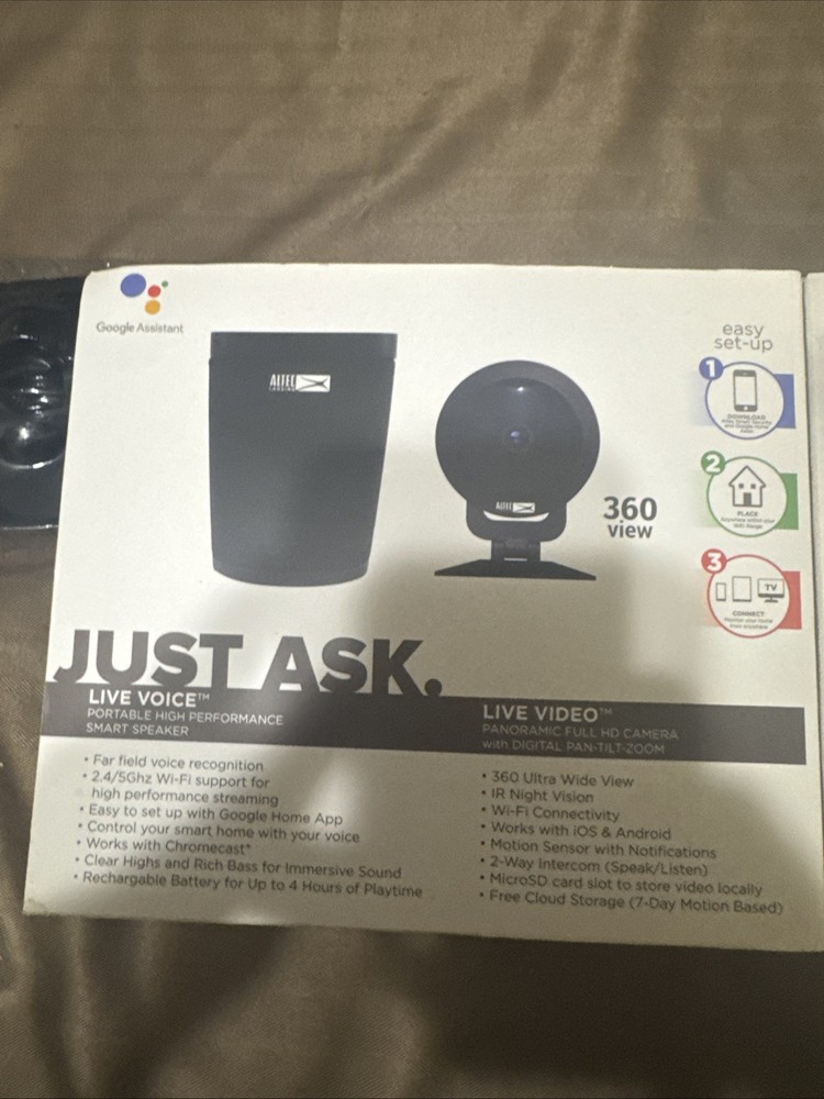 ALTEC Voice Activated Smart Security System please read description