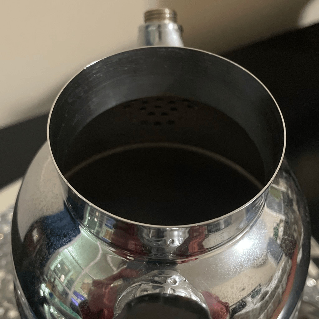 Vintage Art Deco Krome-Kraft Farber Bros NY Hammered Chrome Cocktail Pitcher