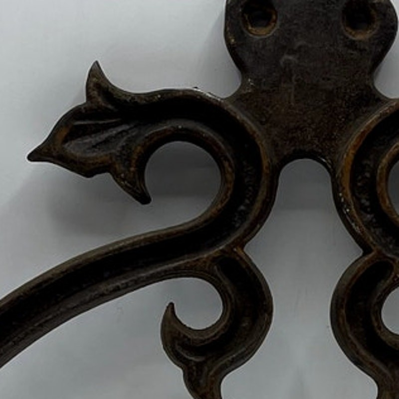 Antique Cast Iron Decorative Scroll Pattern Repurpose