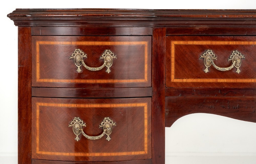 Regency Desk Writing Table Mahogany 1880