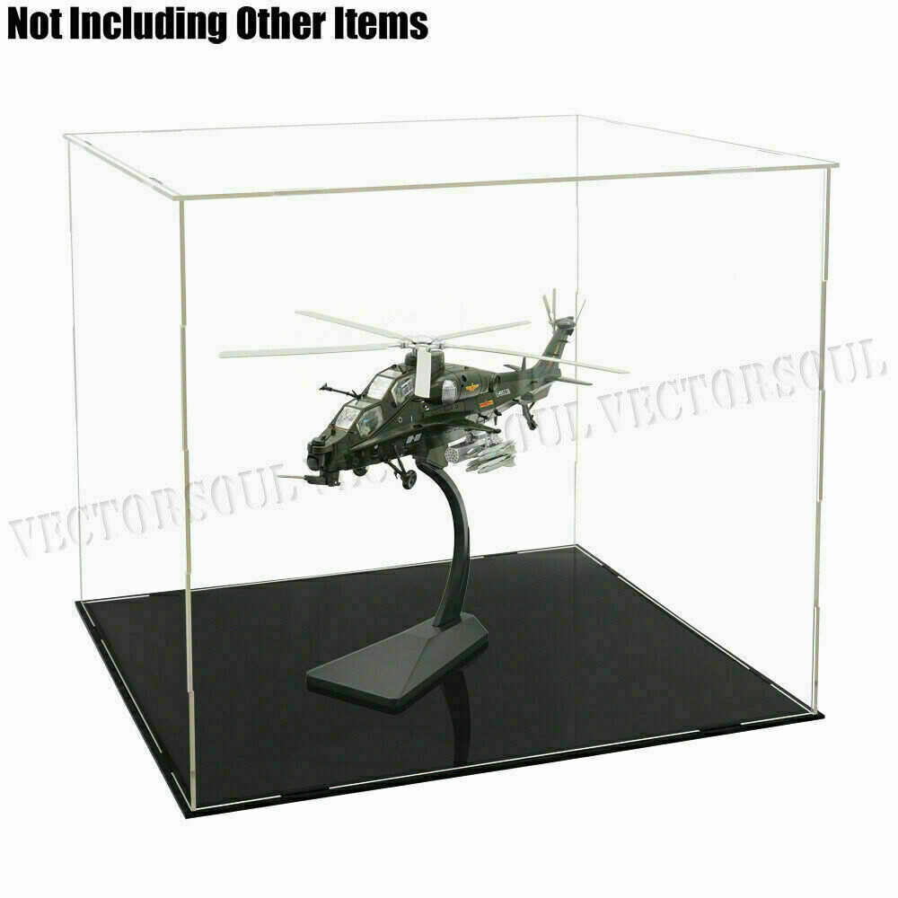 US Acrylic Plastic Display Box 40cm Large Case Self-Install Dustproof Figures