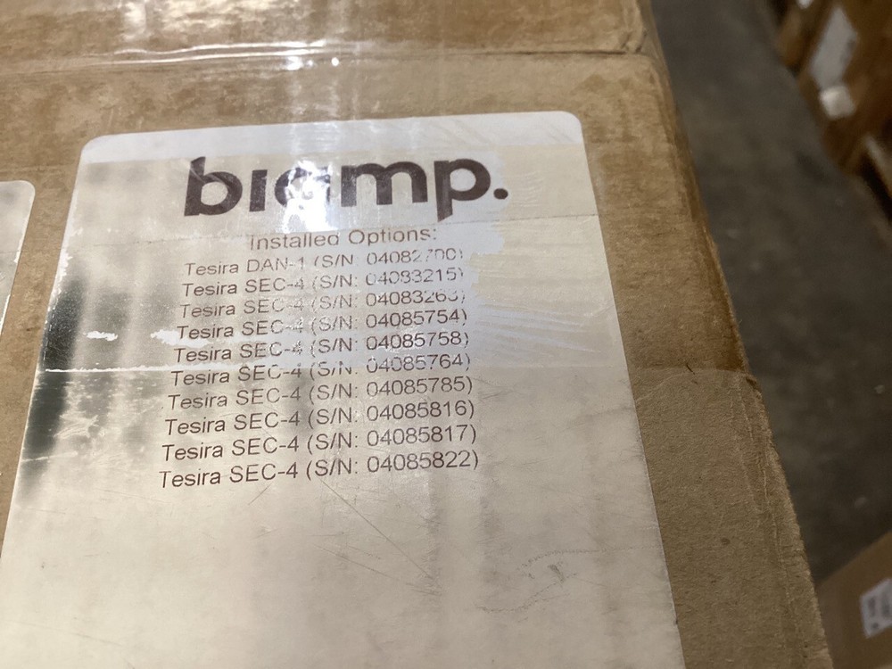 Biamp Tesira Server-IO AVB - Loaded (Configuration in description) (A-3)