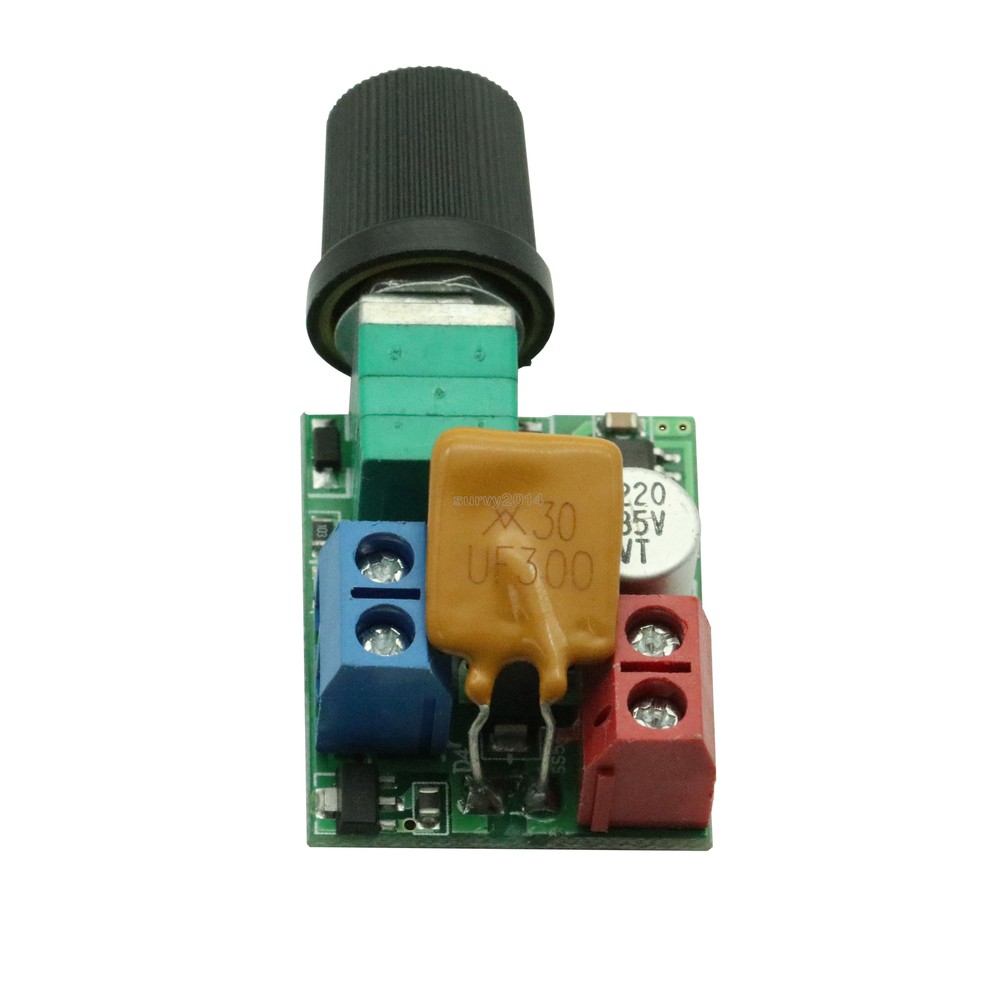 Mini DC 5A Motor PWM Speed Controller 3V-35V Speed Control Switch LED Dimmer