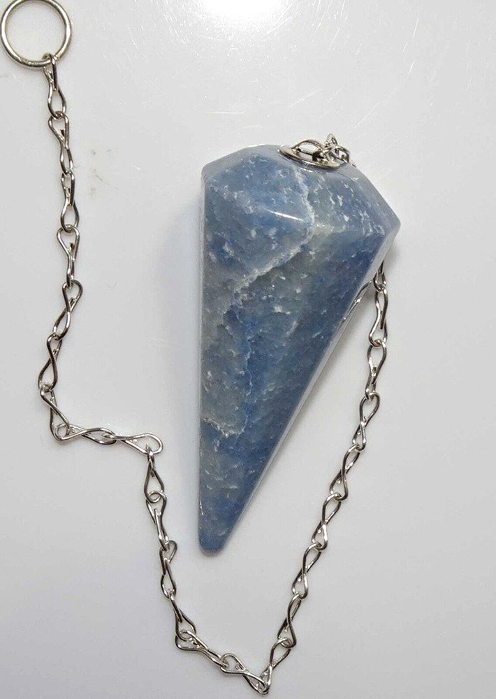 Blue Quartz Pendulum (Dumortierite) p23
