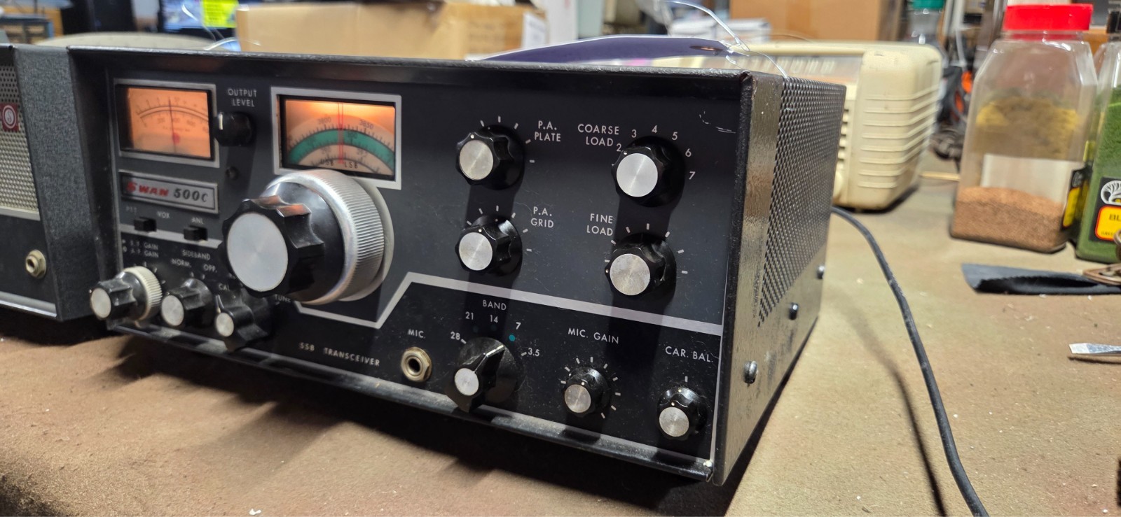 Swan 500C Ham Radio Transceiver Radio Needs Repaired (sold as-is) #1