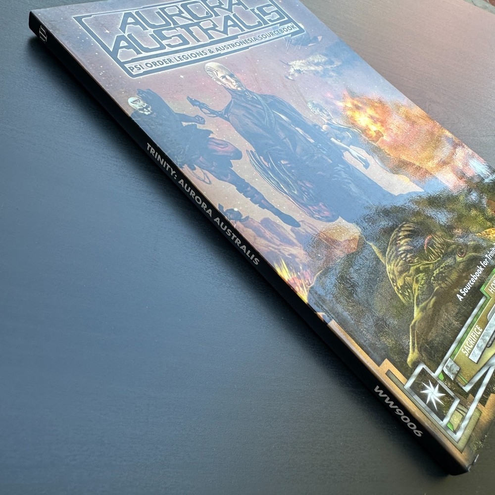 Aurora Australis Trinity RPG Sourcebook White Wolf Sci-Fi OOP WW9203