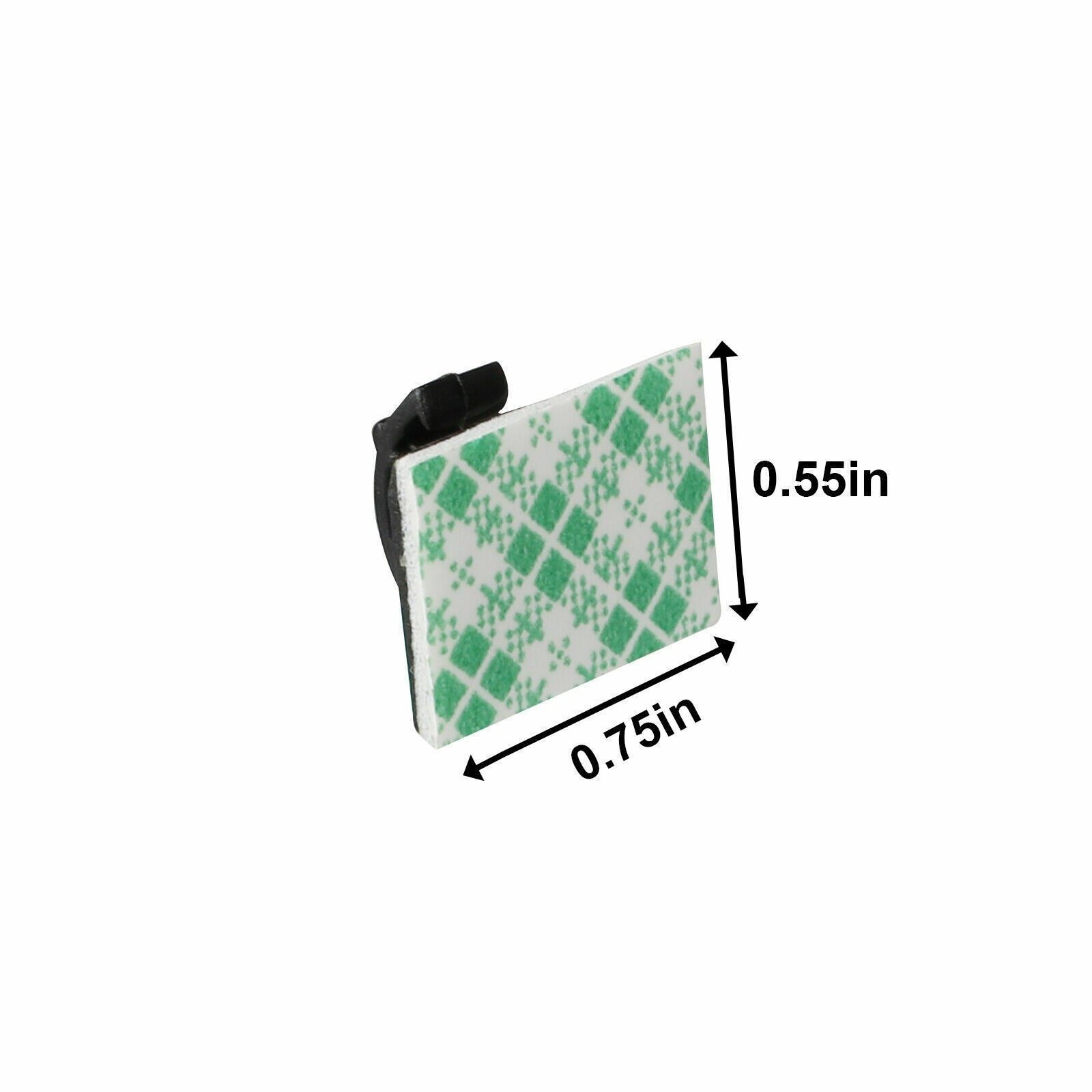 100Pcs Cable Clips Self-Adhesive Cord Management Wire Holder Organizer Clamp NEW