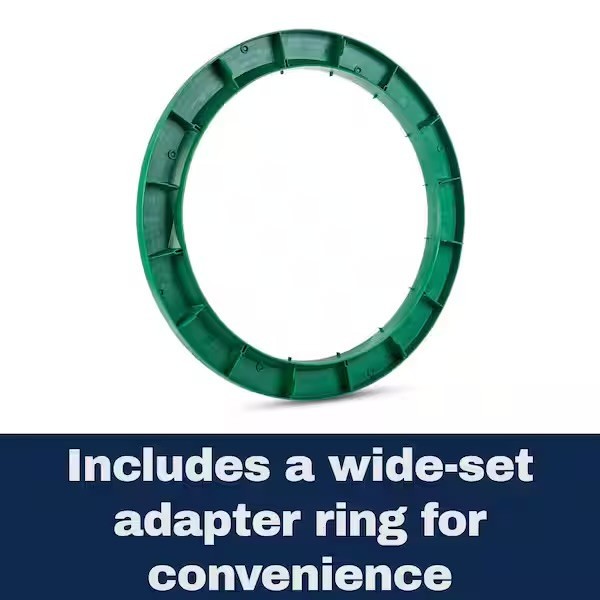 VPC 20 in. x 18 in. Tall Septic Tank Riser Combo