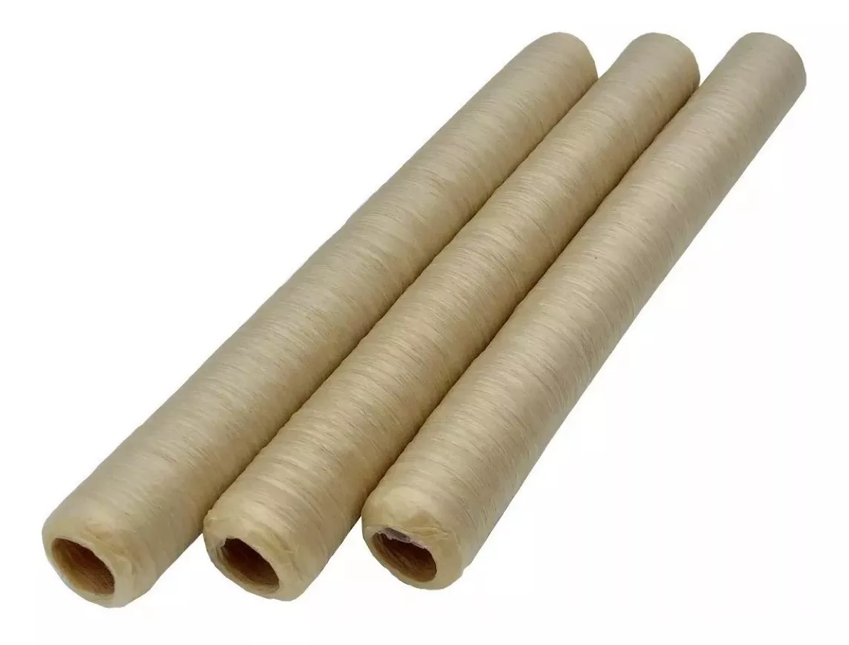 Collagen Casings Dry 30mm / 50ft Lenght for stuffing 61 Lb 270 sausages 3 sticks