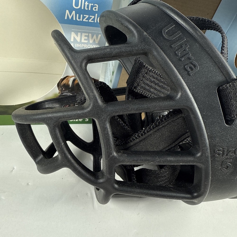 Baskerville Ultra Muzzle Size 5 Black New ✅