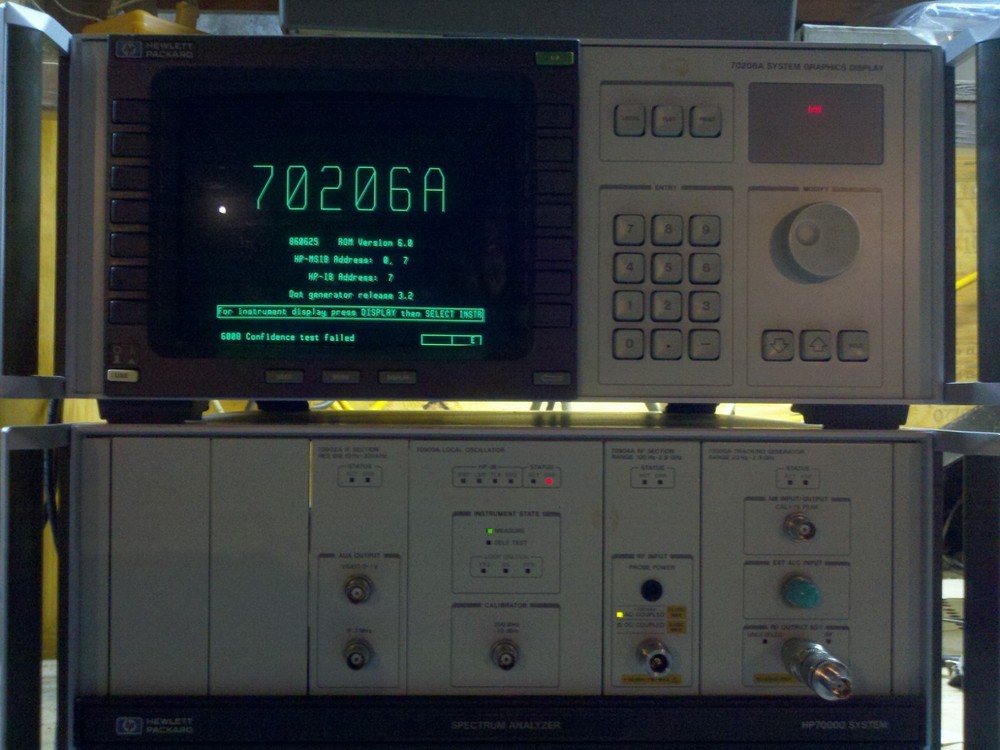 spectrum analyzer includes both units as in display
