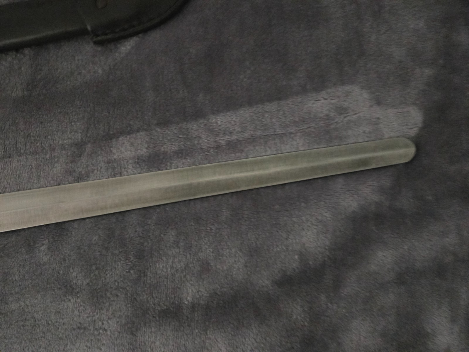 Fabri Armorum Longsword KATZBALGER Bastard Sword Black scabbard belt 120cm Blunt