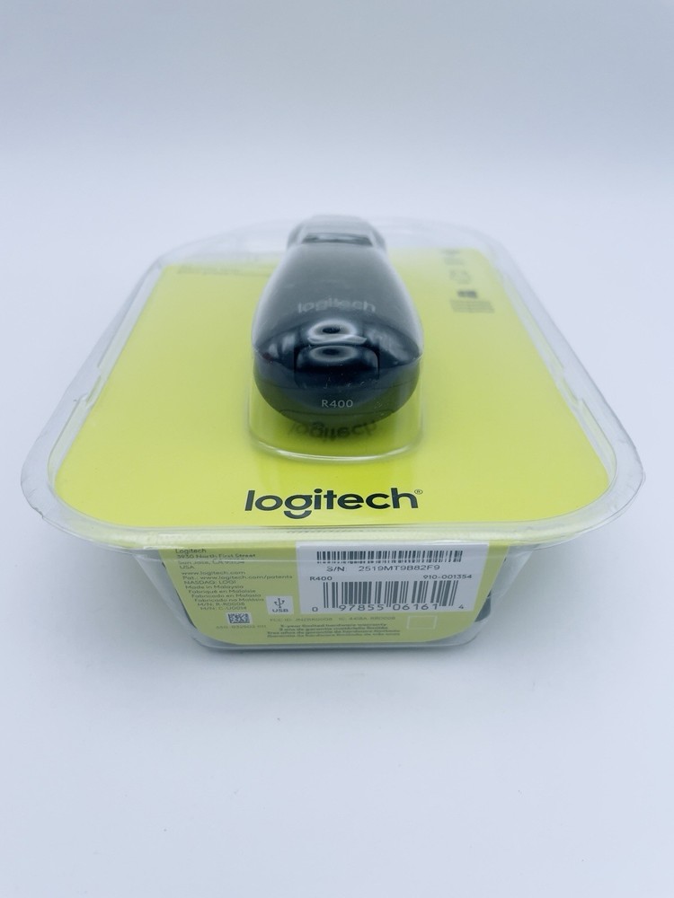 Logitech R400 Laser Presentation Remote - Black