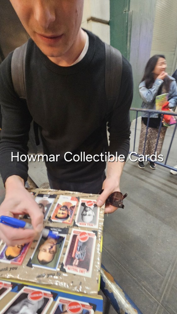 Luke Thallon Custom Signed Card - Broadway's Best