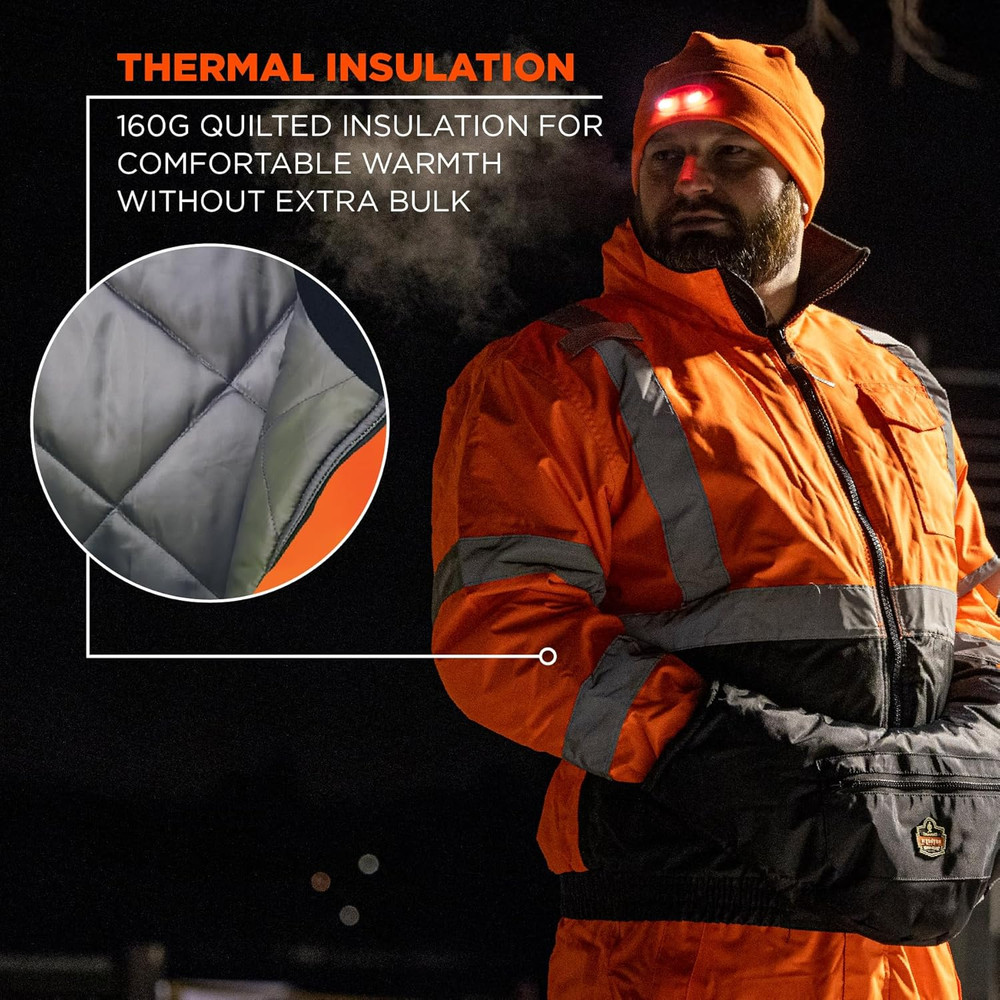 Hi Vis Bomber Safety Jacket