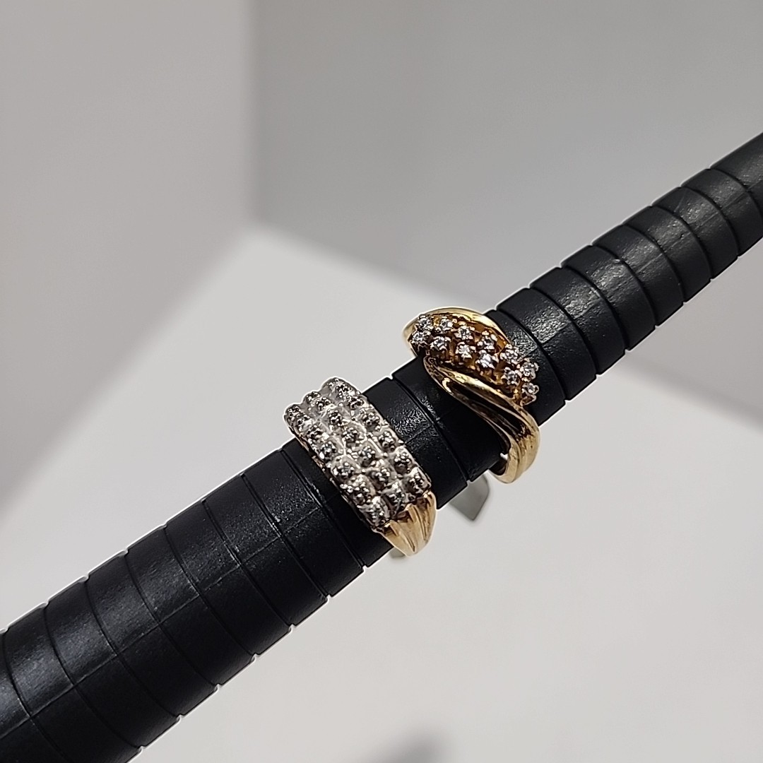 Lot Of 20 Brass Jewelry Rings Mixed Sex And Size Unbranded