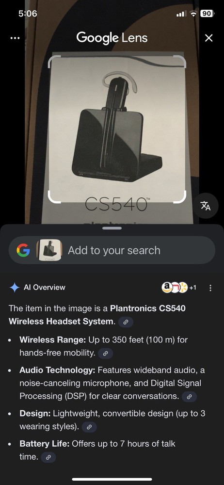 plantronics cs540 new 🆕