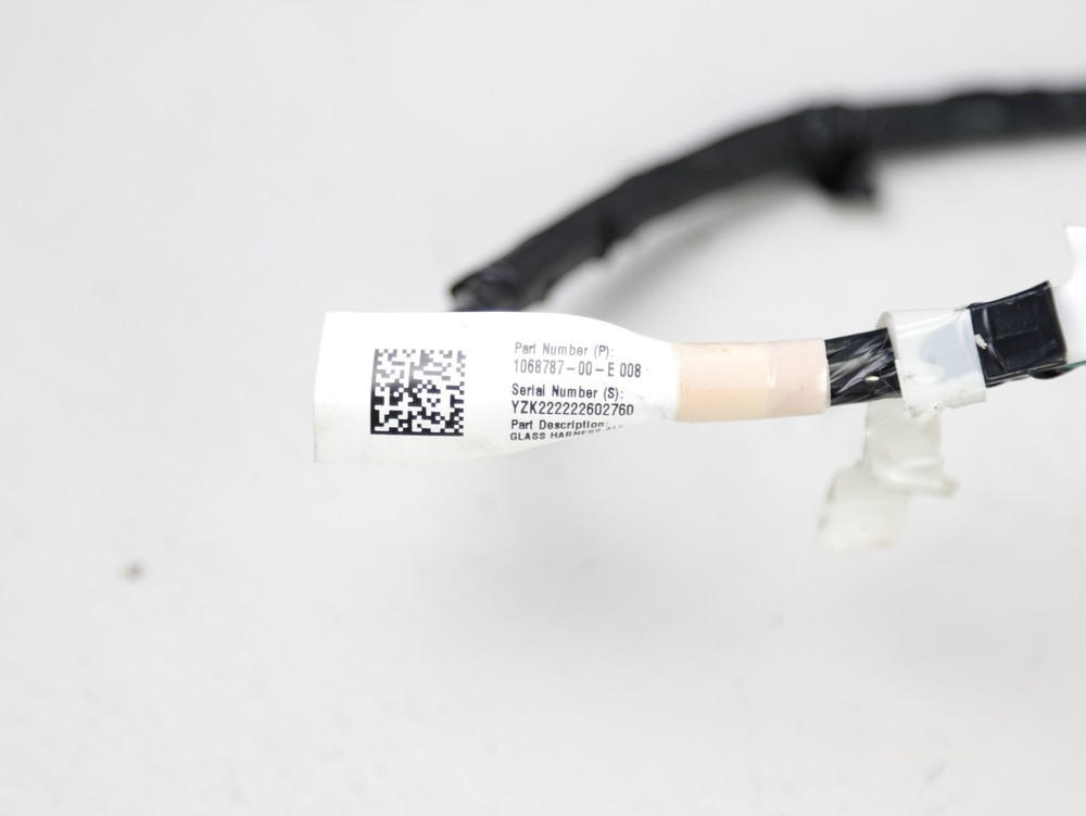 Tesla Model 3 Front Windshield Camera Mirror Wiring Harness OEM 1068787