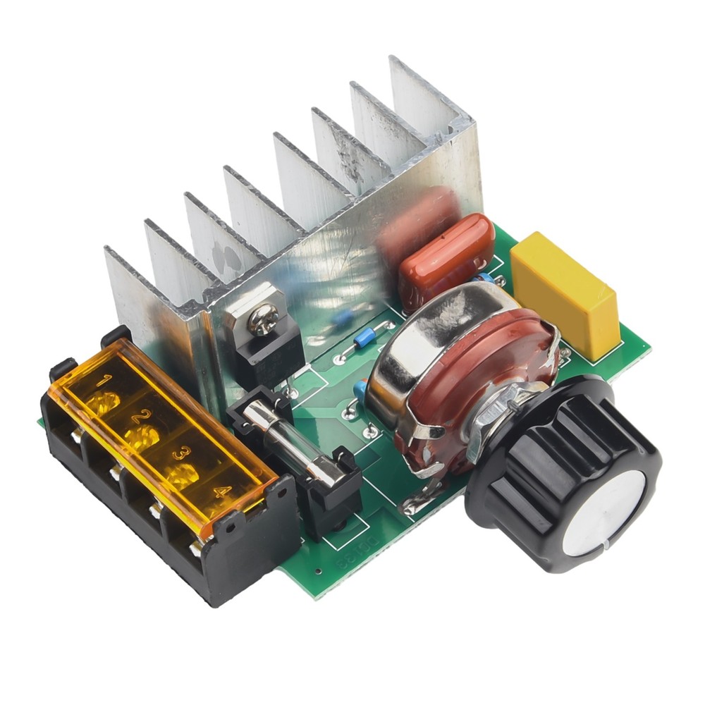 4000W 220V AC SCR Motor Speed Controller Module Voltage Regulator Dimmer