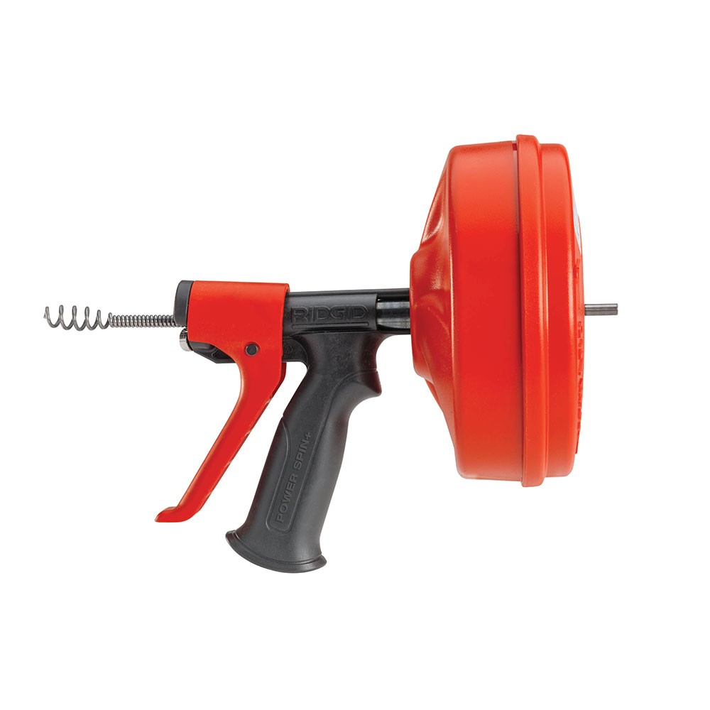 Ridgid 57043 POWER SPIN+ Drain Cleaner with AUTOFEED Trigger Technology