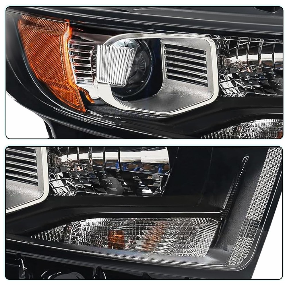 Headlight Assembly for 2015-2018 Edge Projector Halogen Right Passenger Side