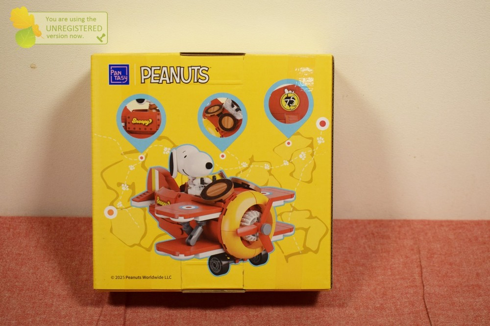 Pantasy Peanuts Snoopy Biplane Buildable Brick Block Set 86905*