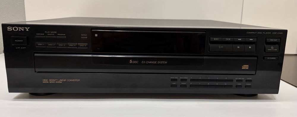Sony CDP-C345 5 Disc Carousel CD Compact Disc Changer