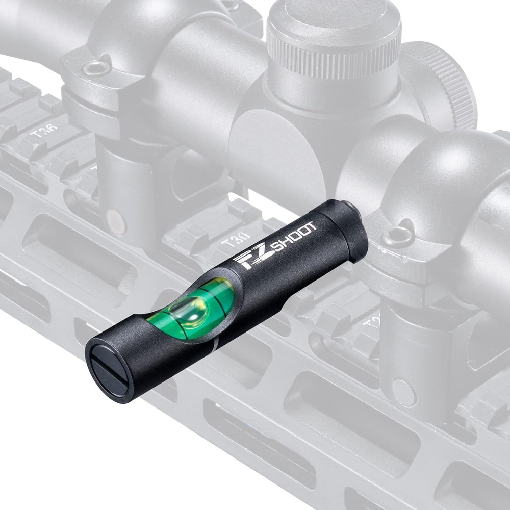 EZshoot Scope Level Leveling Kit, High Precision Big Bubble Black