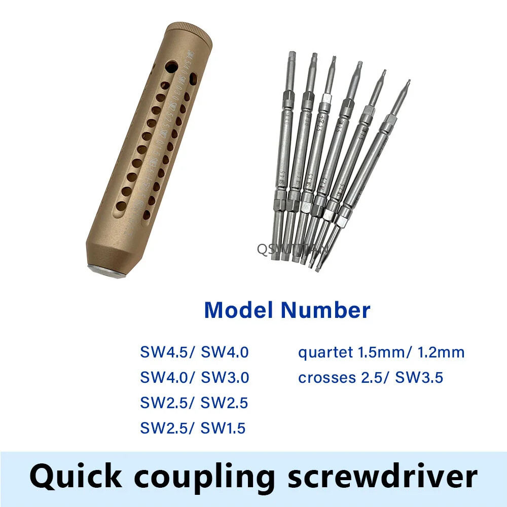 Quick Coupling Bone Screwdriver set Star Head/Hex Screwdrivers Orthopedic tools