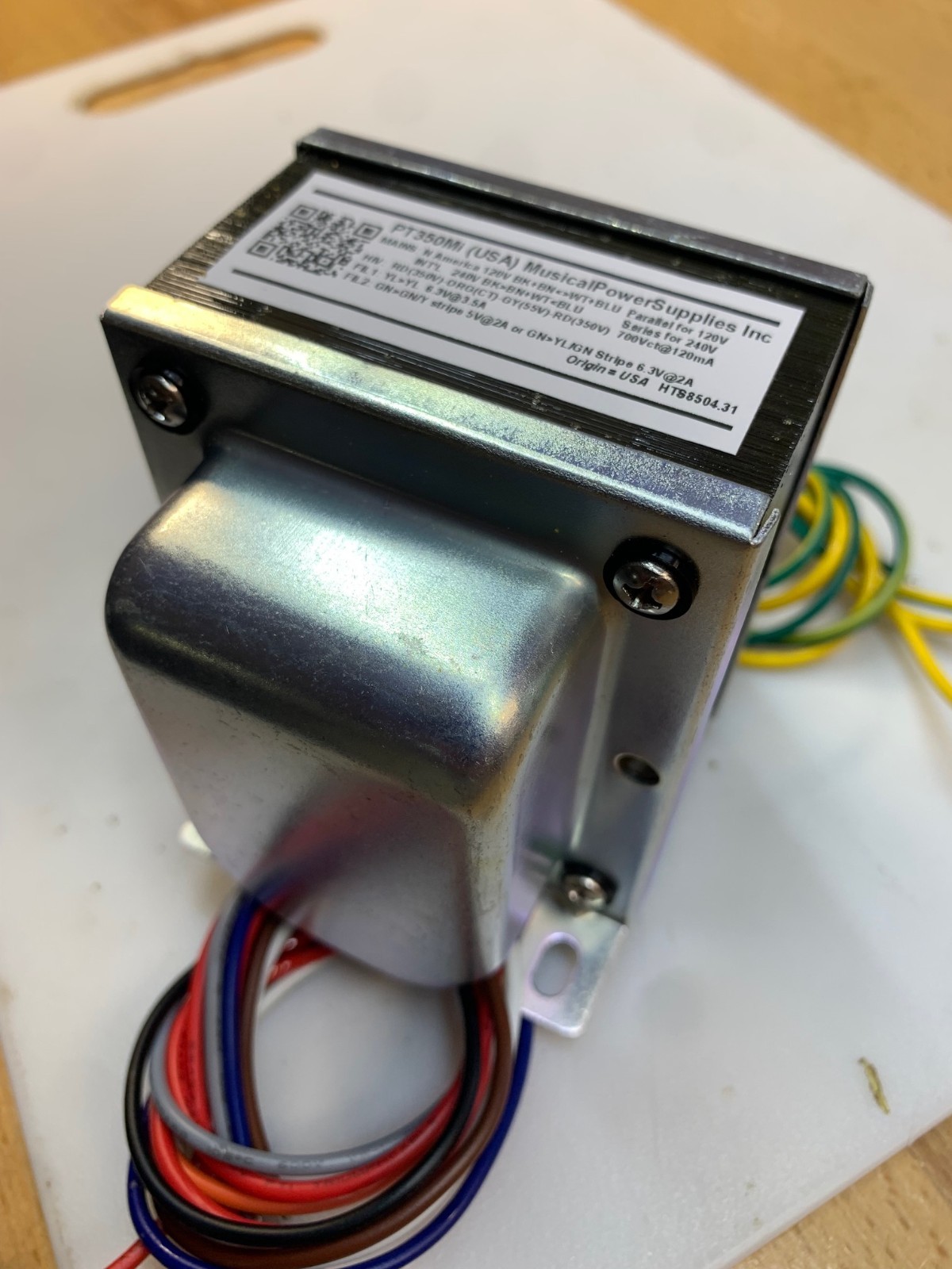 PT350Mi-TUBE AUDIO POWER TRANSFORMER for TUBE AUDIO (700Vct) x 120mA