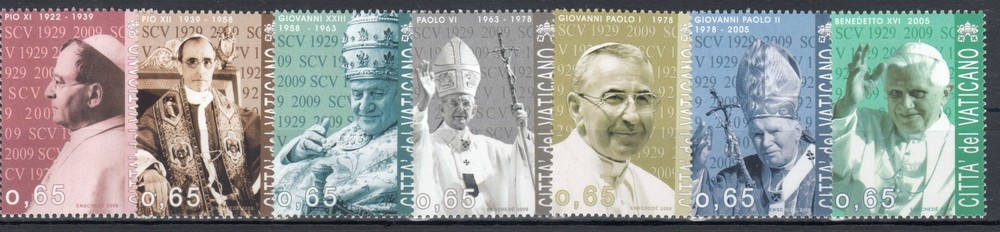 2009 Vatican 80th Vatican State Foundation MNH