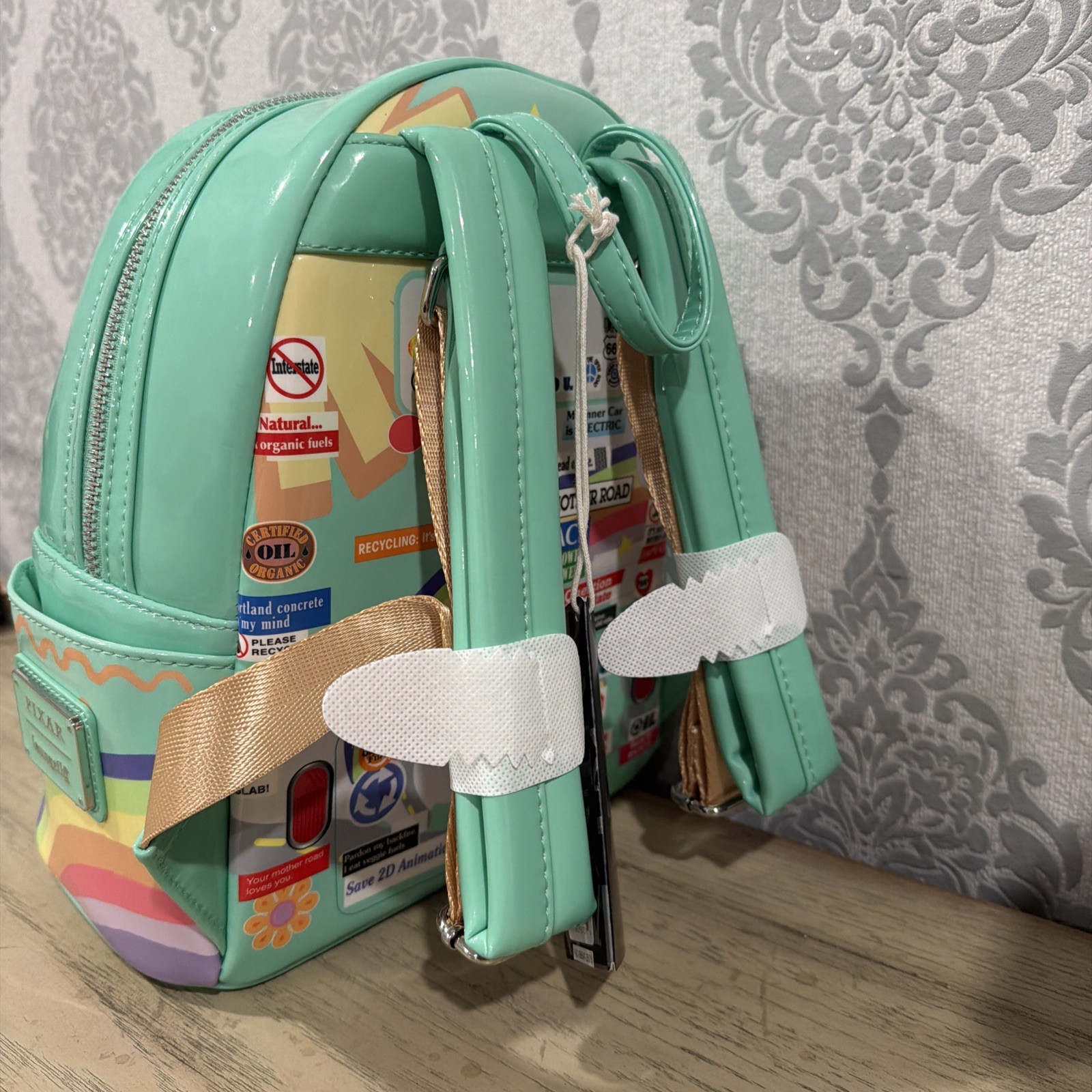 Loungefly Disney Pixar Cars Fillmore Mini Backpack NWT