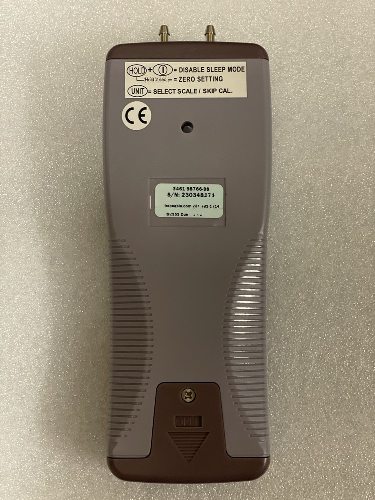 Traceable Digital Manometer Range:0 - ±15 psi