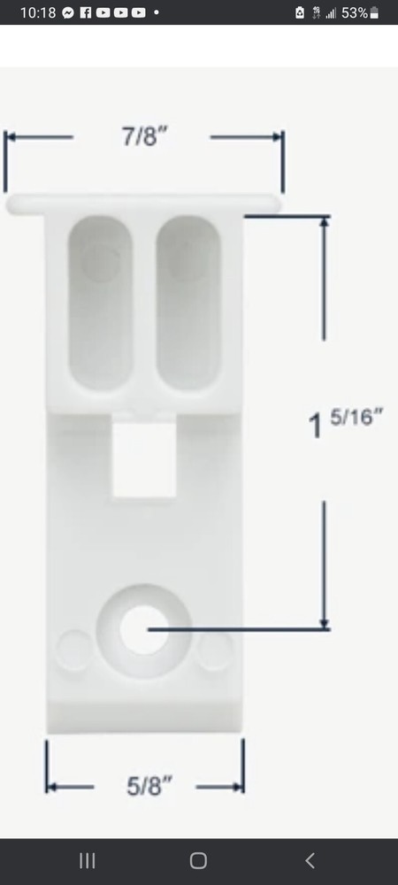 Replacement Toppsash Guide For Norandex Windows