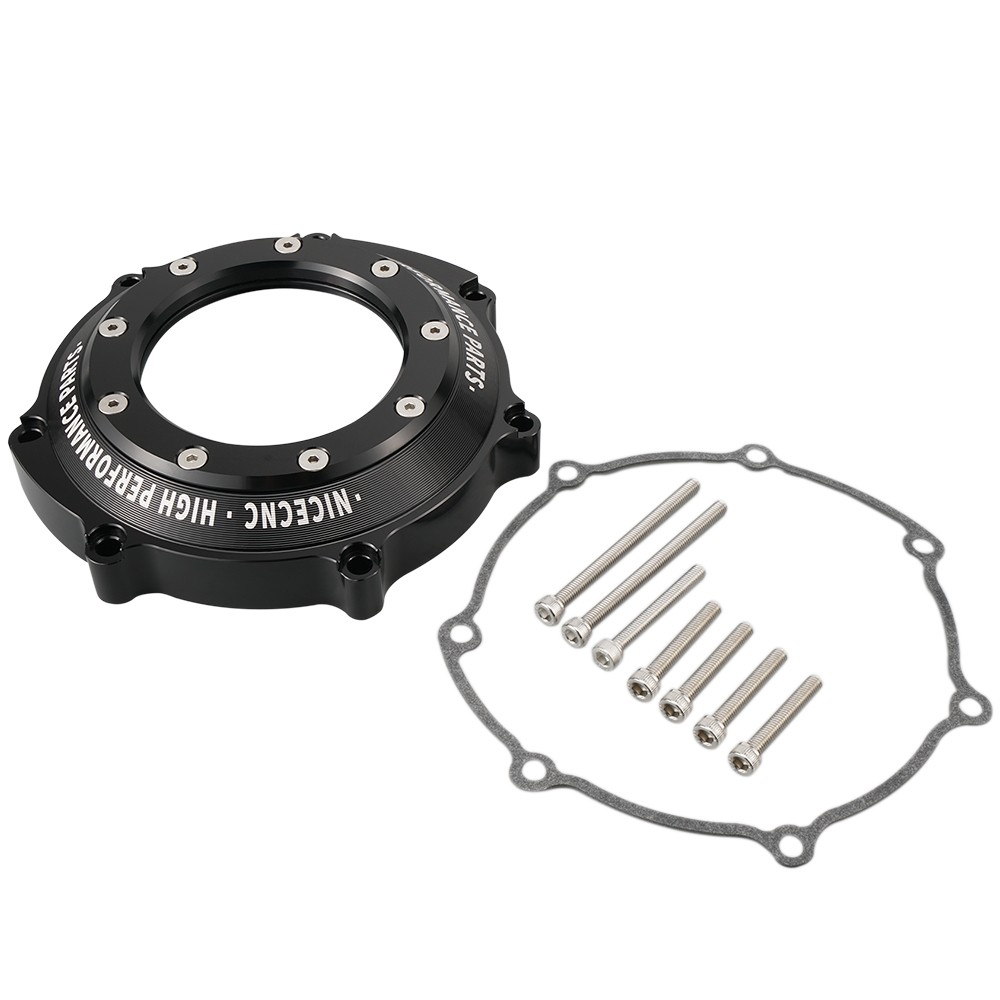 For YAMAHA YFZ450R Observing Window Clutch Cover Guard + Gasket 2009-2024 Black