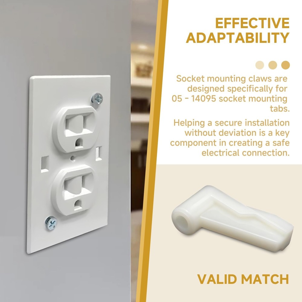 (10 Pieces Suitable for RV Switch Socket mounting Claws 10