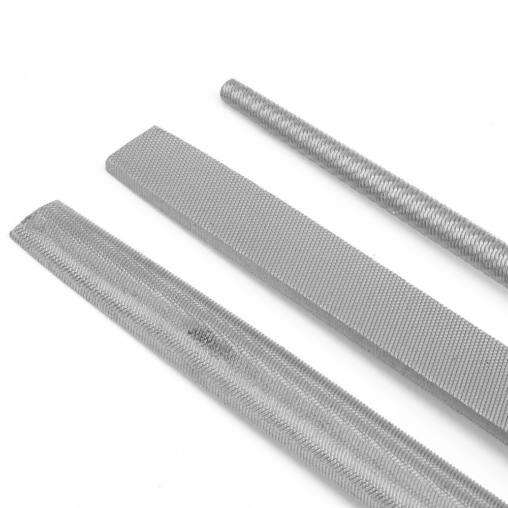 12" Long Tooth Pattern Double Cut Serration Pattern Bastard File+6" Needle Files