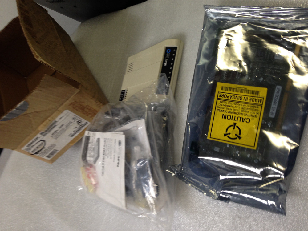 MultiModem MultiTech Systems MT5634ZBA & 3892B365 SCSI Card w/ Adapter