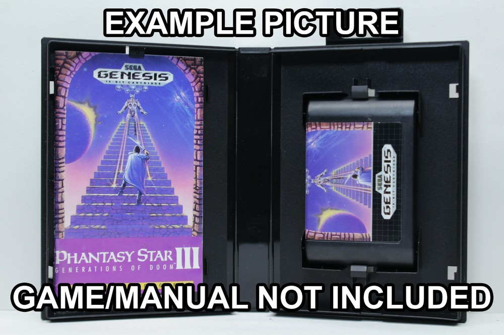 Replacement Cases for Sega Genesis Games