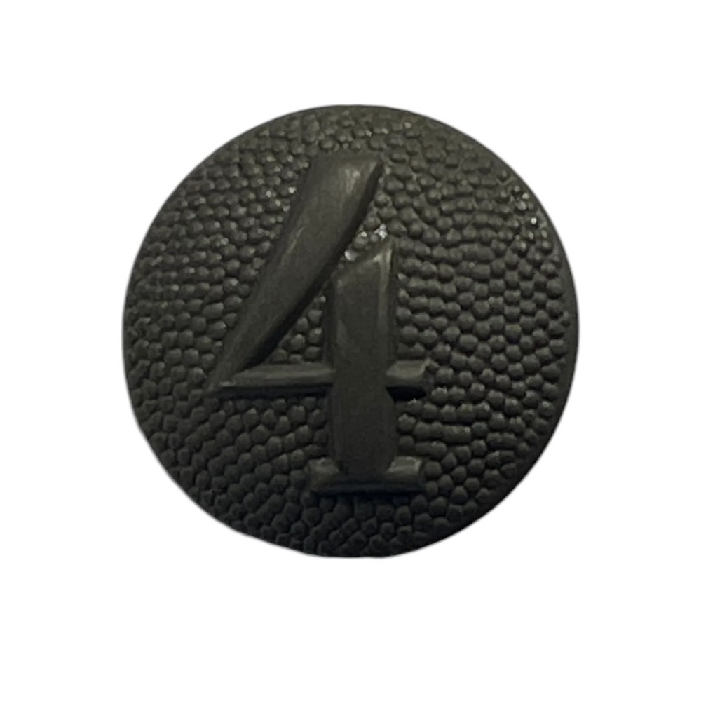 WW2 German Army 4th Company Pebbled Uniform Button
