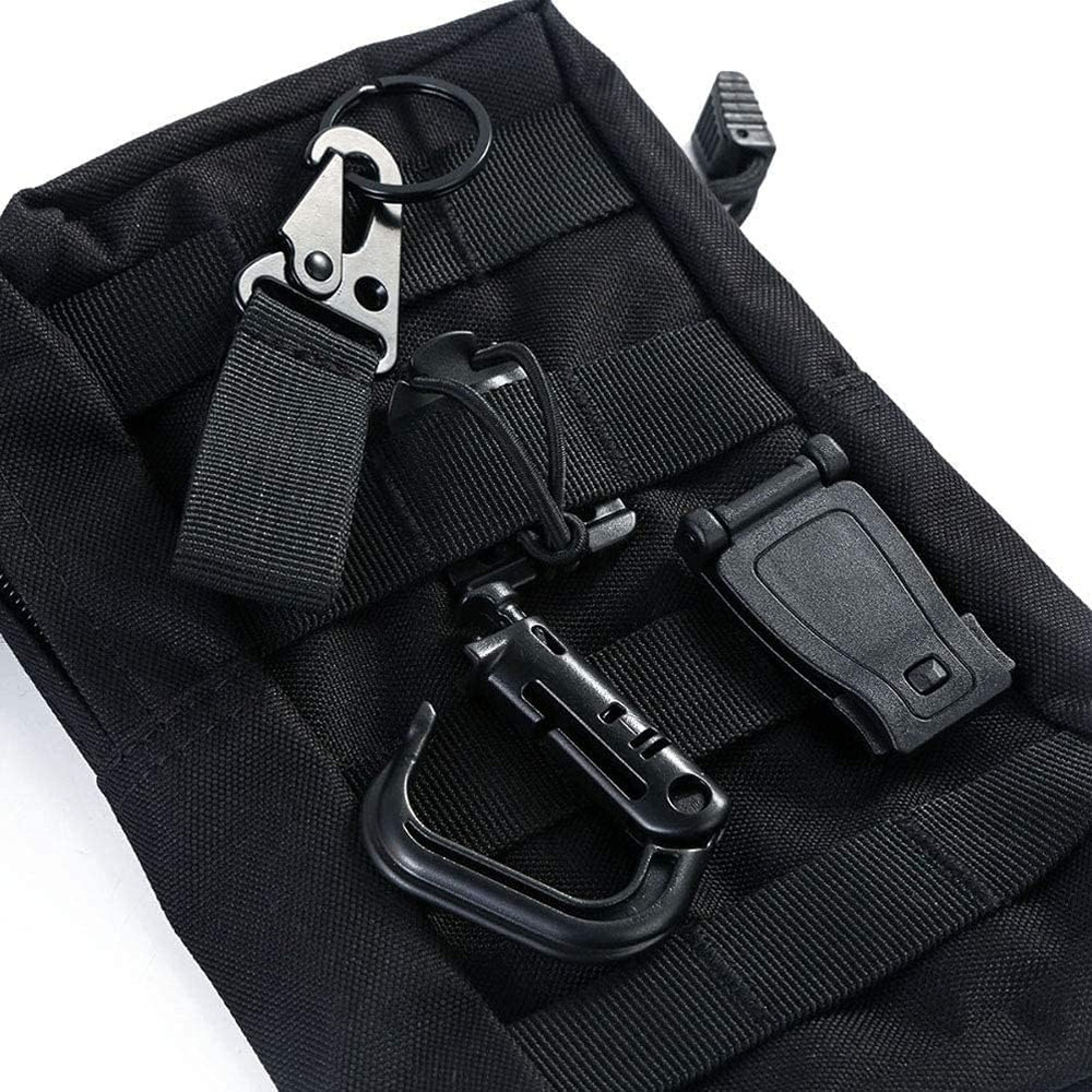 30 Pcs Molle Attachments Kit, Tactical Gear Clip Strap for Backpack, Include D-R