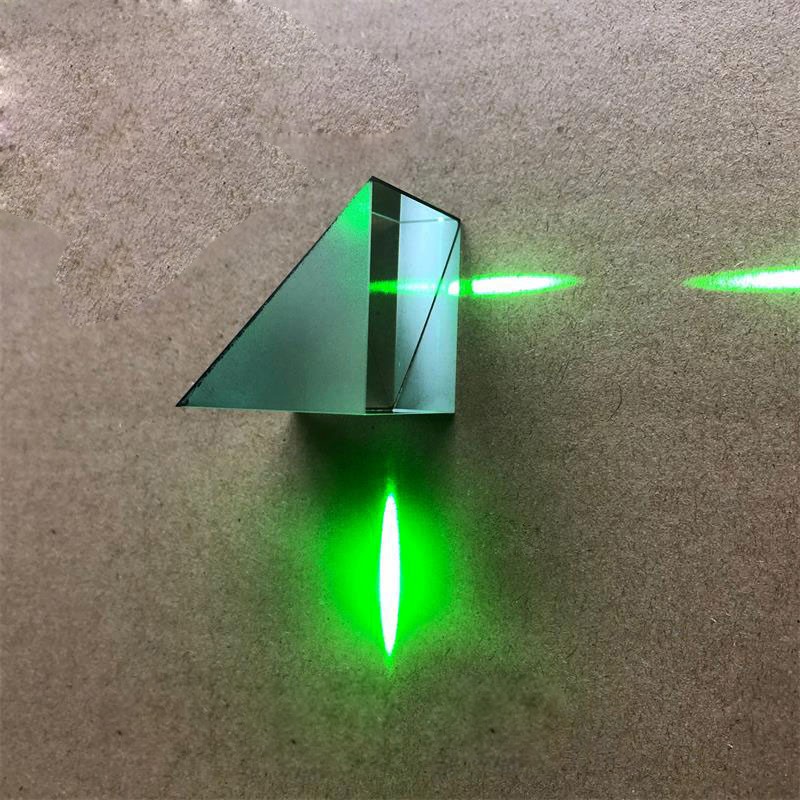 2pcs Right Angle Reflective Prism 45° Optical Glass Reflecting Experiment
