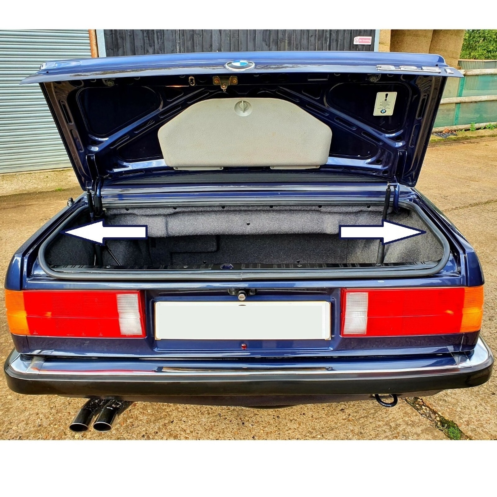 BMW E30 3 Series 2-Door Coupé 3 Piece Rubber Weatherstrip Set for Doors & Trunk