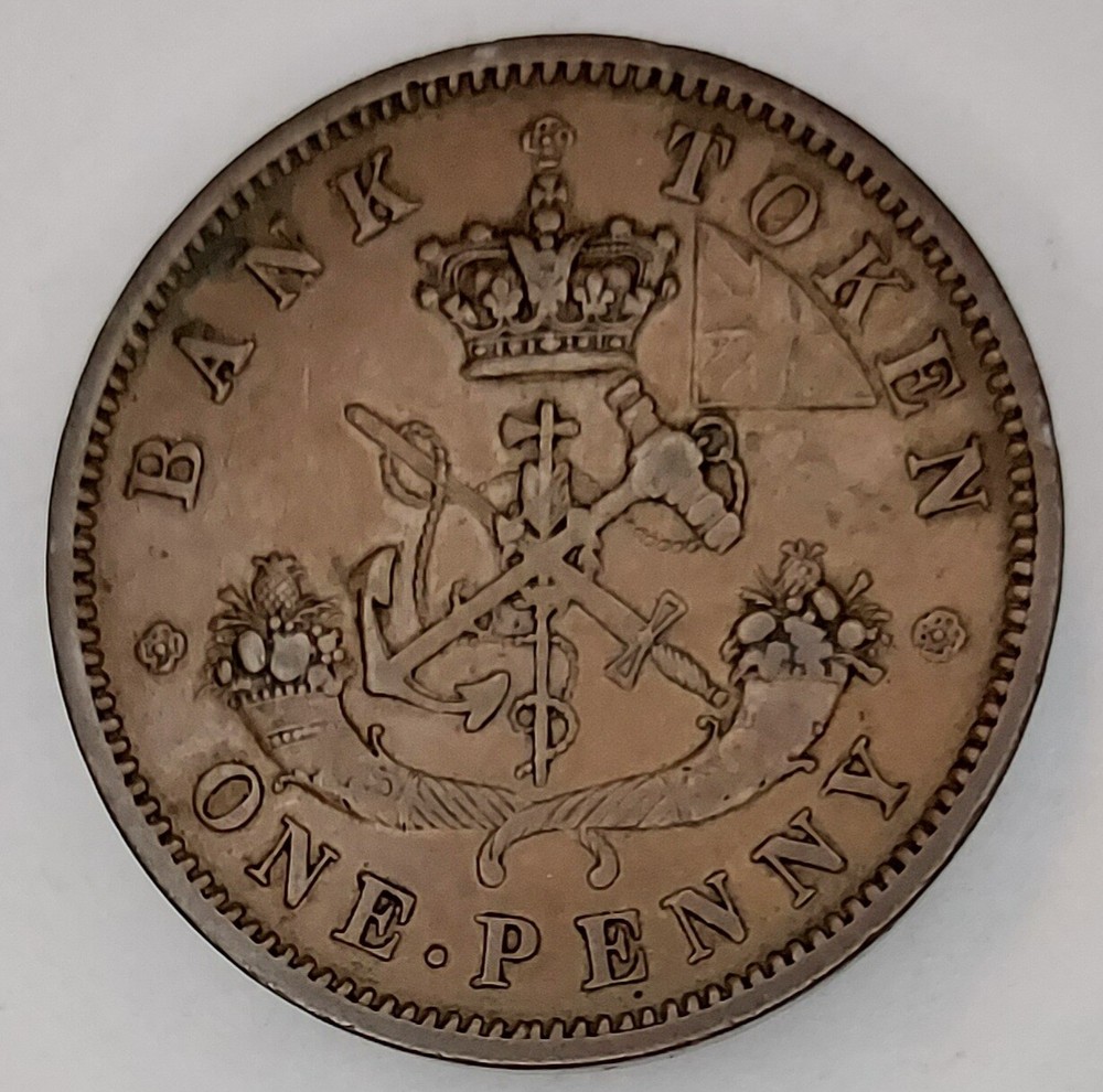 UPPER CANADA - Penny Token - 1854 VF