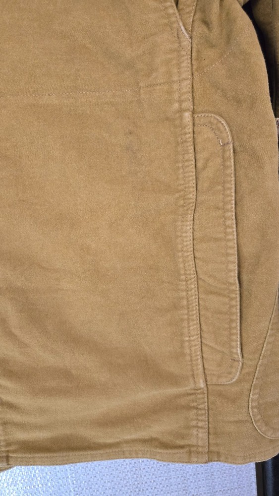 PENDLETON Size Medium Mens Chamois Moleskin Button Hacking Field Jacket Tan Coat