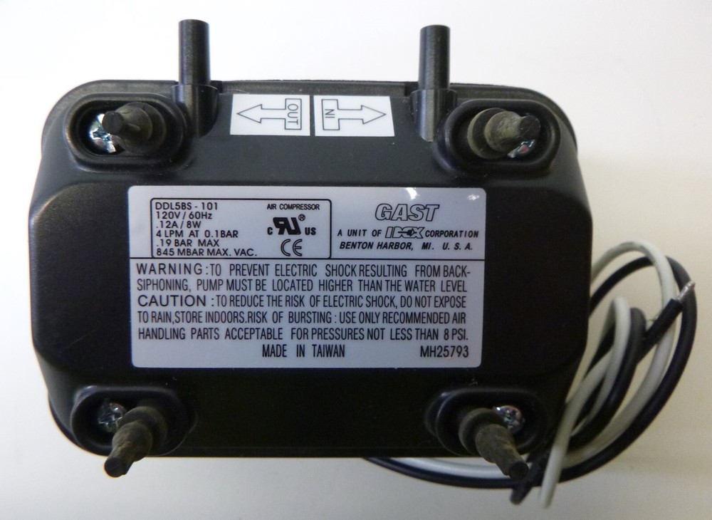 Gast DDL5BS-101 Small Capacity Linear Vacuum Pump / Compressor