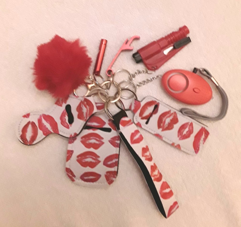 Red Lips  key chains for women & teens