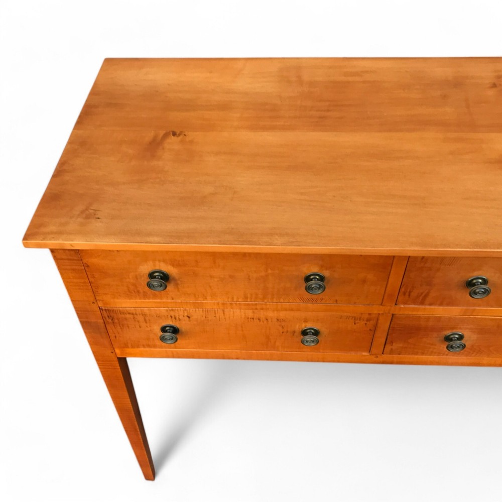 Eldred Wheeler 6 Drawer Tiger Maple Huntboard