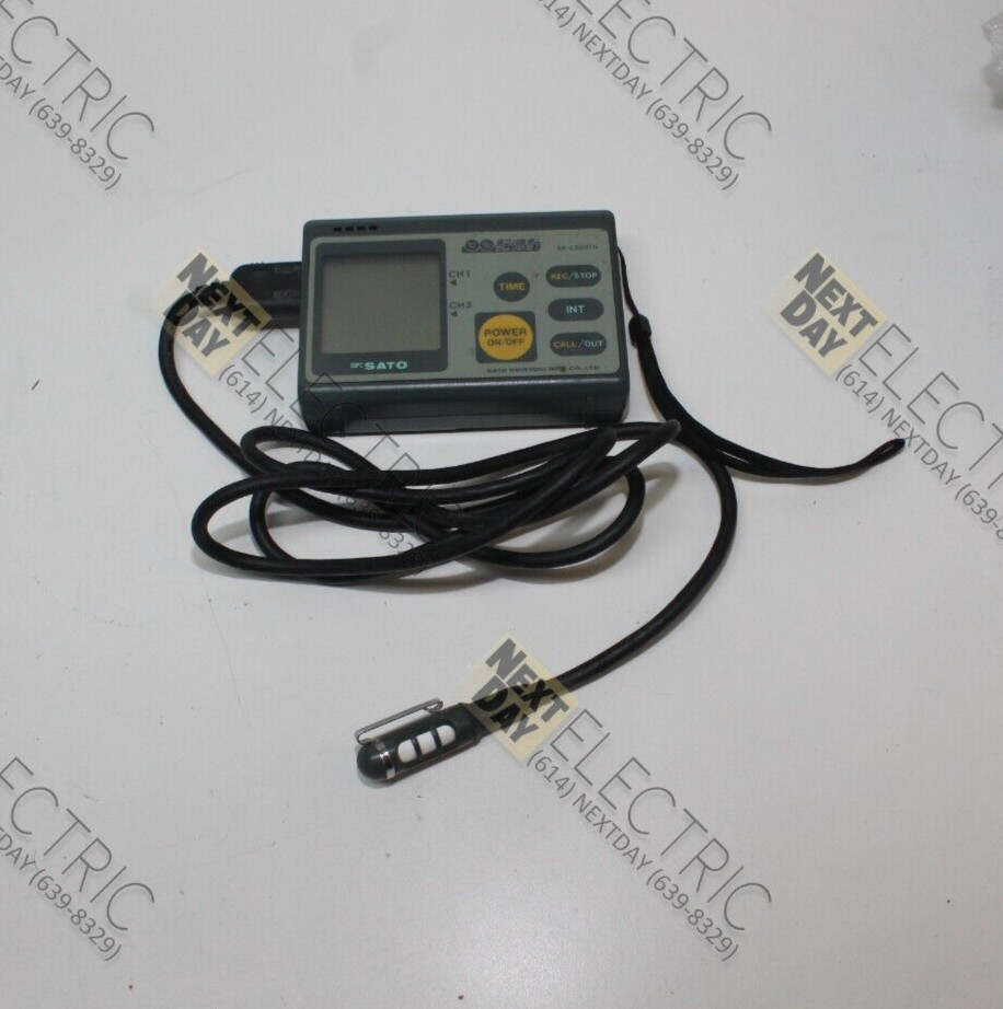 Sato Keirvoki, SK-L200TH, Data Logger Temperature Humidity Recorder Controller